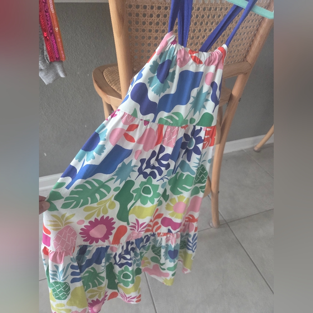 Mini Boden Multicolor Floral Dress